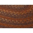 thumbnail image 5 of Colonial Mills Rug RU70R048X048 Rustica - Audubon Russet 4 ft. round Braided Rug, 5 of 5
