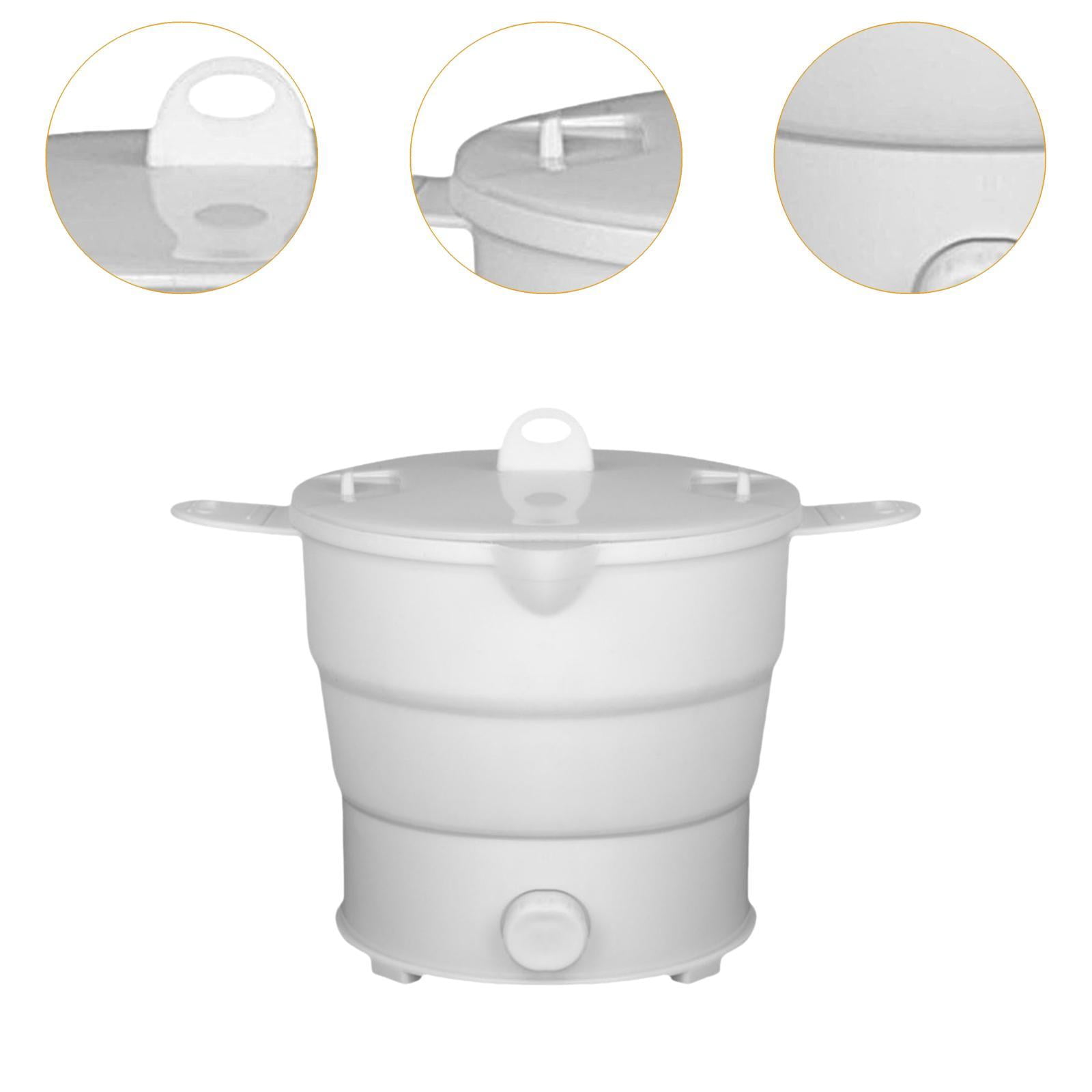 TISHITA Electric Kettle Water Boiling Pot Multifunctional Travel Hot Pot Mini Heating Pot for Kitchen Dorm Cooking Rice Camping Hotel