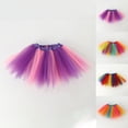 thumbnail image 5 of YOUYEDIAN Tulle Tutu Skirt Girls Layered Tutu Mini Skirt Princess Ballet Skirts (Orange, One Size), 5 of 5