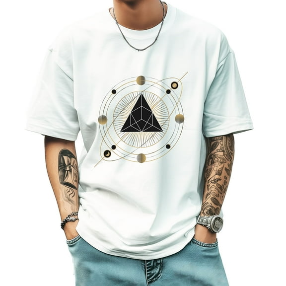 Graphic Tees for Men Summer New Print Casual Tee Fashion Trend Sports Shirt Select