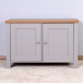 thumbnail image 2 of SYNGAR Toys Storage Cabinet for Kids, Wooden Storage Bench with Double Doors and Shelves, Toys Box Storage Chest for Boys Girls, Kids Storage Chest for Living Room, Bedroom, Entryway, Gray, D6164, 2 of 10