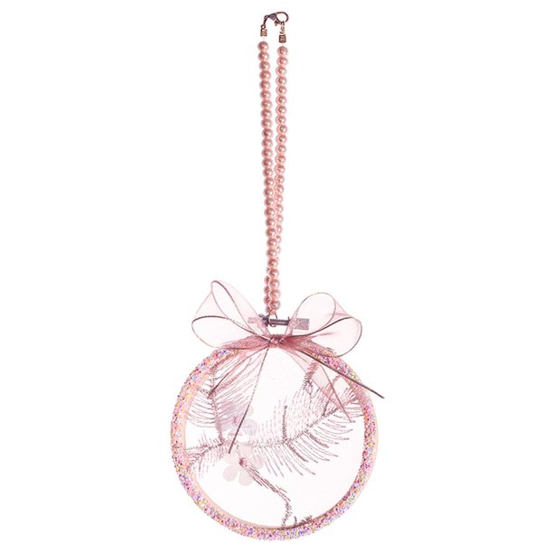 Accesorios Colgantes Para Coche, Anillo De Bambú, Adornos Para Coche, Decoración Interior, Colgante, Anillo De Bambú Para El Hogar, Decoración De Pared De Perlas Sweethay HA023246-00