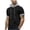 Black, variant on Men's Hoodies with Drawstrings Casual Short Sleeve Button Down Summer Shirts Midweight Slim Fit Muscle Shirts for Outdoor Hiking Cycling Black XXL