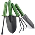thumbnail image 2 of SENRISE 4 Pieces Garden Tool Set Rake Top Shovel Round Shovel Seeding Device Gardening Hand Tool Black, 2 of 7