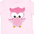 thumbnail image 4 of Inktastic Cute Pink Spring Owl Girls Toddler T-Shirt, 4 of 5