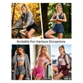 thumbnail image 3 of Cadmus Plus Size 2 in 1 Women's Workout Shorts for Athletic Gym Running Shorts with Phone Pockets,3 Pack, Black,Navy,Pink,2XL, 3 of 9