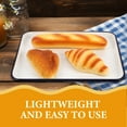 thumbnail image 3 of OULII Enamel Bake Pan For Family Gatherings White Color Suitable For Serving At Home 1Pcs, 3 of 7