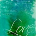 thumbnail image 2 of Grey, Jace 15x15 White Modern Wood Framed Museum Art Print Titled - Watercolor Love, 2 of 4