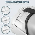 thumbnail image 5 of KKCOBVR K3 Facial Interface Fan with PU Leather Face Pad Only Compatible with Quest3 Accessories, Relieve Lens Fogging and Fits Use with Quest 3 Head Strap, 5 of 7