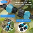 thumbnail image 2 of 2025 Flat Soaker Hose 200 ft for Garden, 200' (50ft x 4) Linkable Drip Hose Diy Garden Irrigation System Saving 80% Water, Dual-layer Leak-free Design Water Hose with Holes, 2 of 7