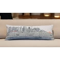 thumbnail image 3 of 35" White San Francisco Daylight Skyline Lumbar Decorative Pillow, 3 of 5