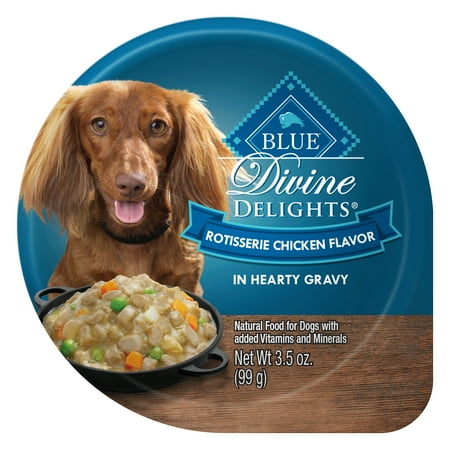 UPC: 0840243120420 | Blue Buffalo Delights Natural Adult Small Breed Wet Dog Food Cup  Roasted Chicken Flavor in Hearty Gravy 3.5-oz (Pack of 12)
