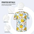 thumbnail image 5 of Fotbe Ducks and Anchors Baseball Jersey Shirt for Men and Women, Casual Short Sleeves Button Down T-Shirt-Medium, 5 of 9