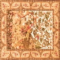 thumbnail image 1 of Ahgly Company Indoor Square Animal Orange Traditional Area Rugs, 6' Square, 1 of 1
