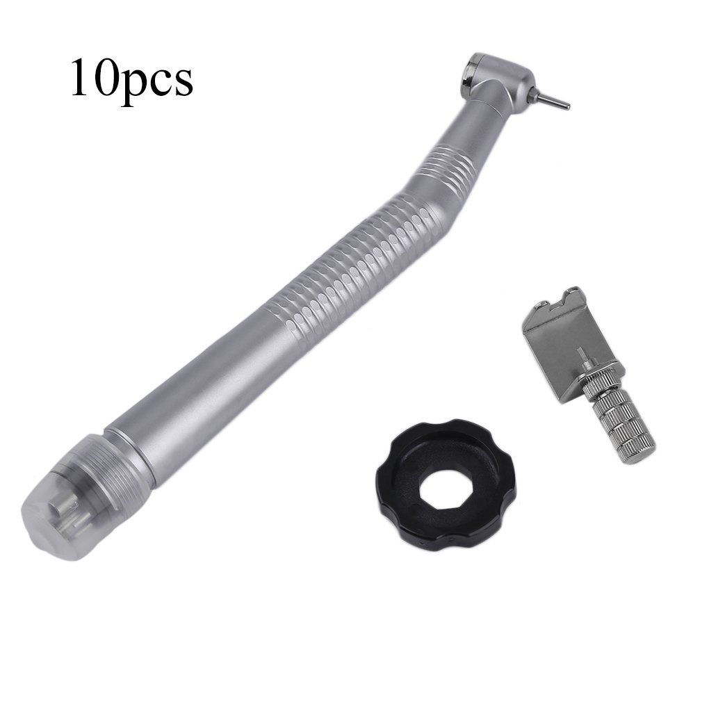 10 Pcs Single Water Spary Standard Head Dental High Speed Handpiece 4 Hole