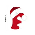 thumbnail image 2 of dajkiuy Christmas Decorations 2024 New 26 Letter Christmas Hat Christmas Pendant - Acrylic Car Pendant Saint Decoraction for Indoor, Bedroom, Wedding, Party, Christmas, Tree(F), 2 of 6