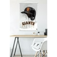thumbnail image 5 of MLB San Francisco Giants - Drip Helmet 22 Wall Poster with Magnetic Frame, 22.375" x 34", 5 of 5