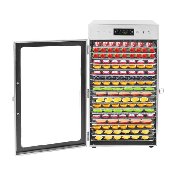 TFCFL Commercial Food Dehydrator Dryer 18 Stainless Steel Trays Fruit Vegetable Dry Machine