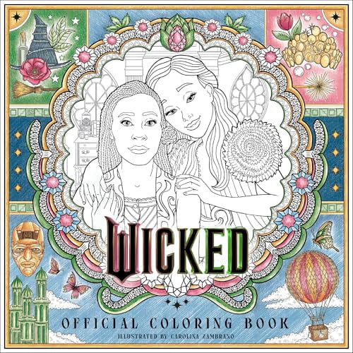 Pre-Owned Wicked Official Coloring Book, 9780063413825, 0063413825, Paperback,