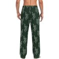 thumbnail image 2 of FREEAMG Cute Botanical Cactus Pajama Pants for Men, Men's Separate Bottoms, Comfortable Sleep Lounge Pj Pants, 2 of 7