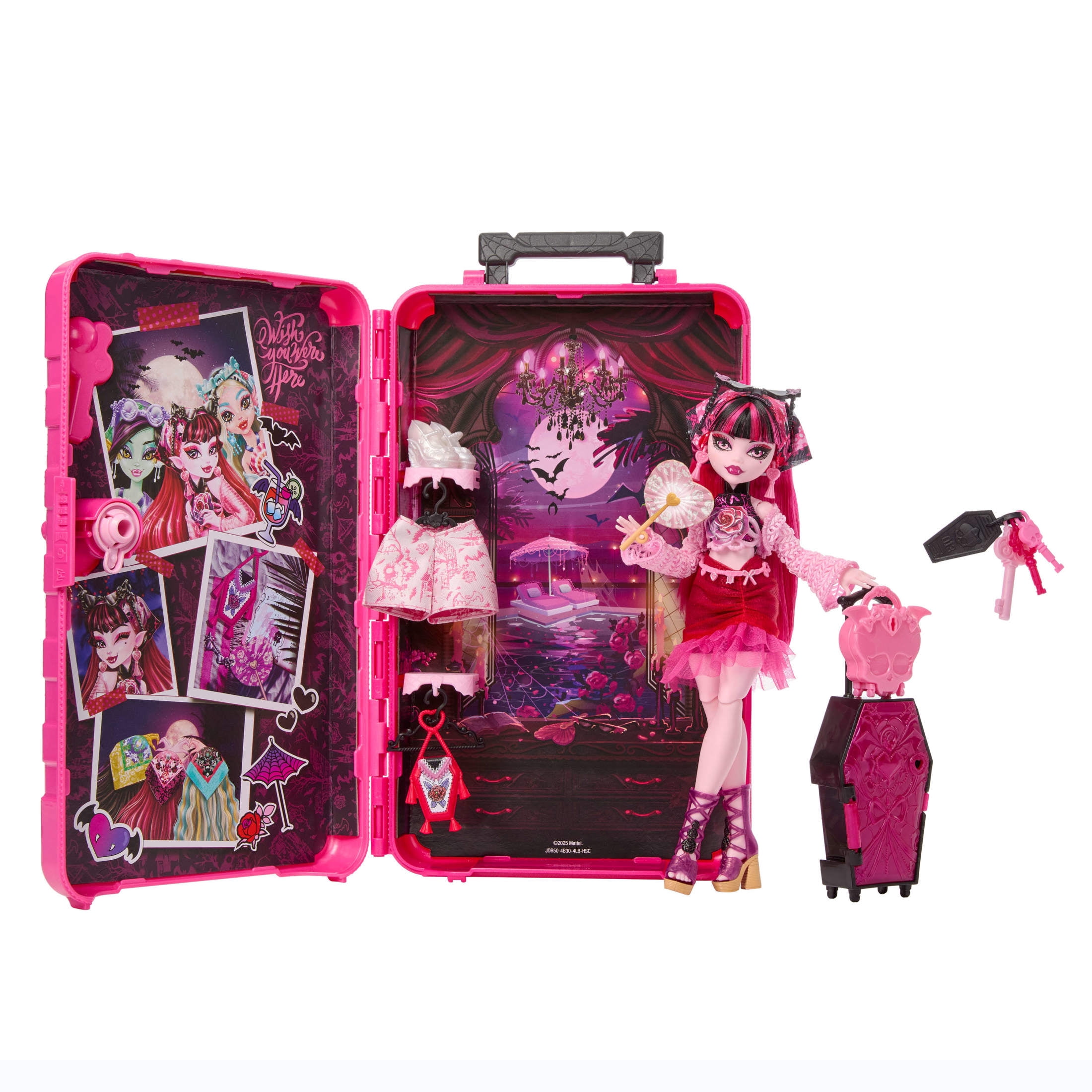 Monster High Skulltimate Secrets Gore-geous Oasis Playset, Draculaura Doll and Accessories