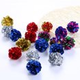 thumbnail image 2 of 4PCS Crinkle Ball Toy Set Mouse Funny Shiny Cat Interactive Toy Kitten Play Toy, 2 of 10