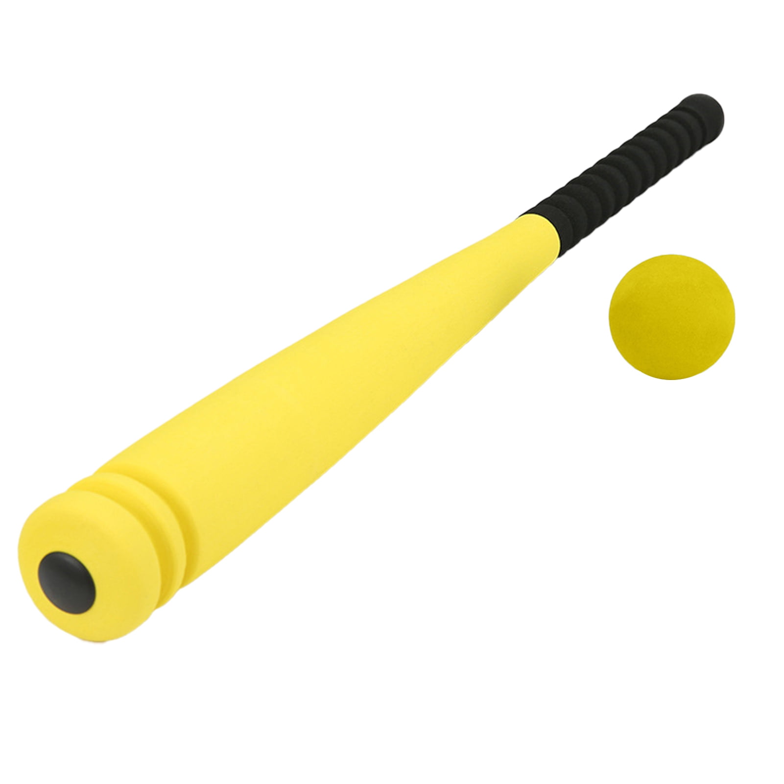 Opolski Children Entertainment Baseball Bat Training Softball Stick with Ball for Practice Batting Yellow