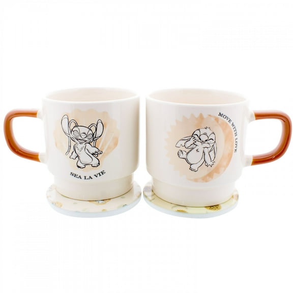 Lilo & Stitch 895132 Stackable Mugs & Coaster Set