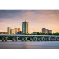 thumbnail image 2 of Noah Jigsaw Puzzle Tulsa, Oklahoma, USA downtown skyline on the Arkansas River at dusk 2000 pieces, 2 of 2