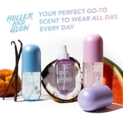 Holler and Glow Mood Boost Juicebox Body & Hair Mist, Watermelon Scented, Clean Formula, Water Based, Allergen Free, 3.38 fl oz