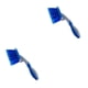 thumbnail image 3 of Speravity Cepillo Universal para cubo de llanta de coche para el hogar, mango antideslizante, cepillos para superficies de neumáticos, Mango Corto Azul 2piezas, 3 of 6