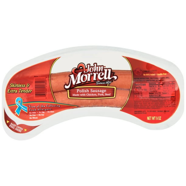 John Morrell Skinless Polish Sausage, 9 Oz.