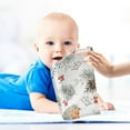 thumbnail image 4 of Coolnut Robin Birds Red Berries Baby Muslin Washcloths Face Towel, 3 PCS Christmas Burp Cloths Cotton Wipes Infant Wash Cloth for Newborn Boys Girls 12x12 inches, 4 of 6