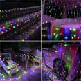 thumbnail image 4 of Kugisaki Christmas Net Lights Outdoor Decoration, 192 LED Net Lights with 8 Modes 118"x78" Waterproof Holiday Outdoor Bush Mesh Lights for Halloween Christmas Decorations（Colorful）, 4 of 5
