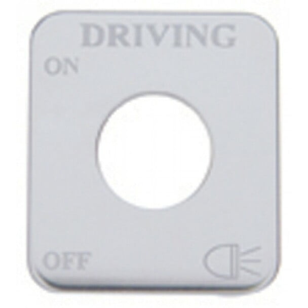 Freightliner Stainless Steel Driving Lights Switch Plate