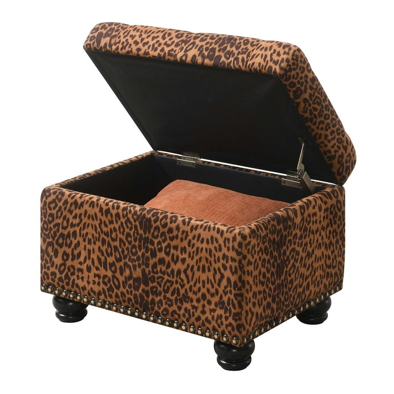 Convenience Concepts Designs4Comfort 5th Avenue Storage Ottoman Multiple Finishes