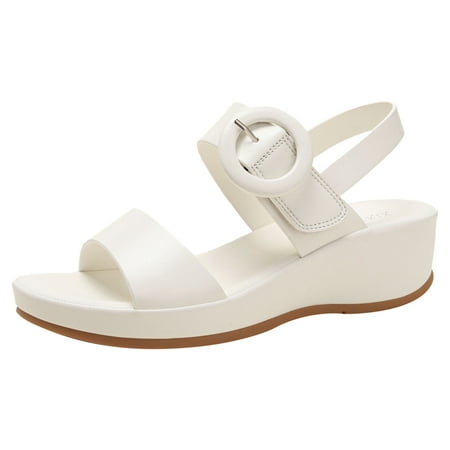 Jungdeepe Women Sandals Fashion New Pattern Simple Solid Color Wedge Women Shoes Size 12 Wide Sandals Women Platform Sandals Size 9 Wild Diva Sandals for Women Sandals Women 4d Women s Water Sandals