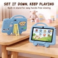 thumbnail image 3 of TABWEE Kids Tablet 7 inch, 6GB RAM + 32GB ROM, HD IPS Display, WiFi Bluetooth, Dual Cameras, Parental Control, Educational Android Tablet, Ideal Gift for Boys Girls, Shock‑Proof Silicone Case, Blue, 3 of 11