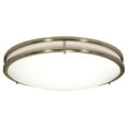 thumbnail image 2 of Nuvo Lighting Nuvo LED Glamour Brushed Nickel 24" Flush, 2 of 2