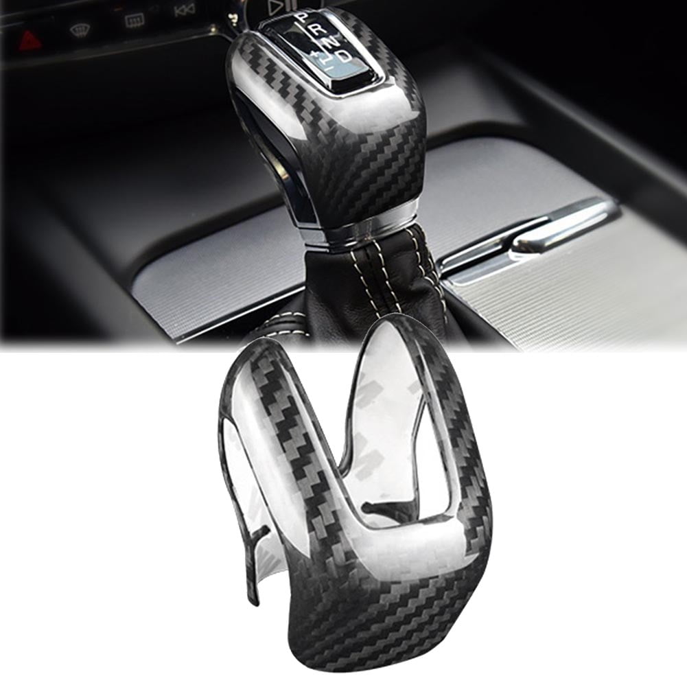 NS Carbon Fiber Gear Shift Knob Cover Trim for Volvo XC60 XC90 18-21, S60 V60 19-21, V90 S90 17-21