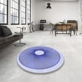 thumbnail image 4 of Ahgly Company Machine Washable Indoor Rectangle Transitional Heavenly Blue Area Rugs, 8' x 10', 4 of 7