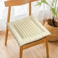 thumbnail image 6 of Qonioi Winter Chair Seat Cushion, 16 Inch Square Stool Pad for Dining Chair Living Room, Thick Cushion, Comfort Seat Pad, 6 of 7