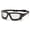 Black Frame/Clear Anti-fog Lens, variant on Sporty Dual Pane Anti-Fog Goggle, Black Frame/Clear Anti-Fog Lens