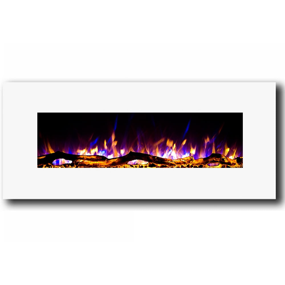 Regal Flame Lw5050wh Ashford 50in White Electric Wall Mounted Regal Flame Lw5050wh Ashford 50in White