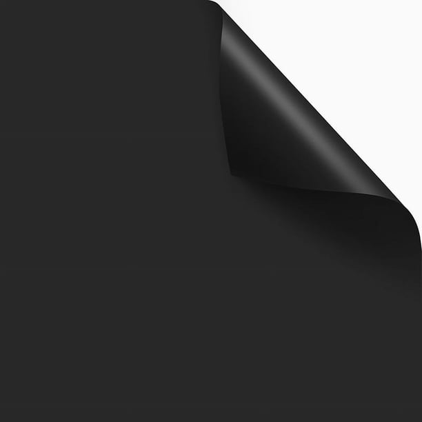 Zhuge Diseño único de papel floral monocromático, realza la textura del papel floral monocromático en 58 * 58 cm (negro + negro)