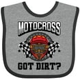 thumbnail image 3 of Inktastic Motocross Dirt Biking Got Dirt Boys or Girls Baby Bib, 3 of 4