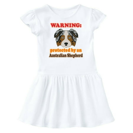 

Inktastic Australian Shepherd Dog Funny Gift Gift Baby Girl Dress