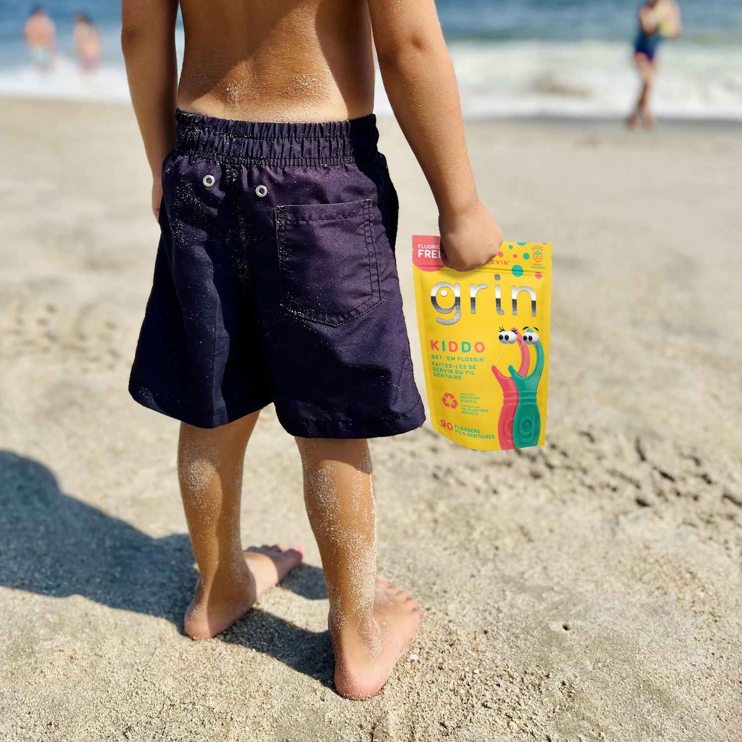 Grin Fil dentaire pour enfants 90ct
