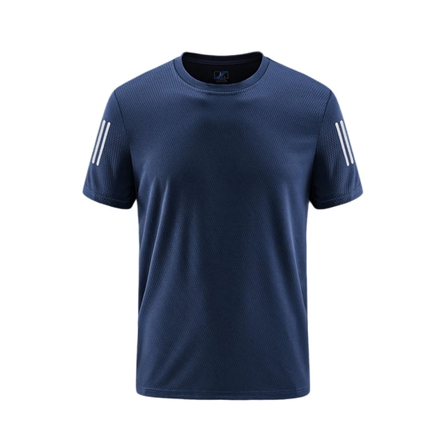 Cinvoph T-Shirts d'Été Décontractés pour Hommes à Col Rond, Manches Courtes, Hauts de Gym, Course, Entraînement