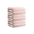 thumbnail image 2 of 3 Piece Towel Set Soft Absorbent Bathroom Towels for Home, Gym, Spa and Hair Care – Quick Dry Polyester Hand and Bath Towels, 13x30 Inch, Multi Color, 2 of 9